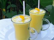Una foto de frappe mango