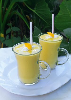 Una foto de Milkshake de Mango, 2 Recetas