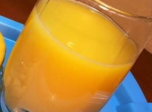 Hình của món Sữa hạt sen bí ngô.