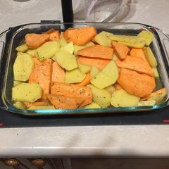 Potato and Sweet Potato bake A picture of Potato and Sweet Potato bake.