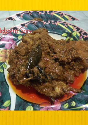 Foto resep Rendang ayam 🐔