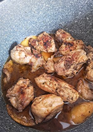Una foto de Pollo "asado" al limón