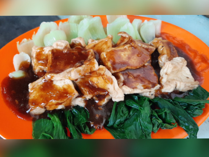 Resep Pokcoy Tahu Cah Bawang Putih Saus Tiram Untuk Jualan