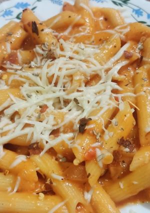 A picture of Pink Sauce PASTA.