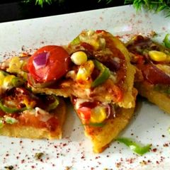 A picture of Besan pizza.