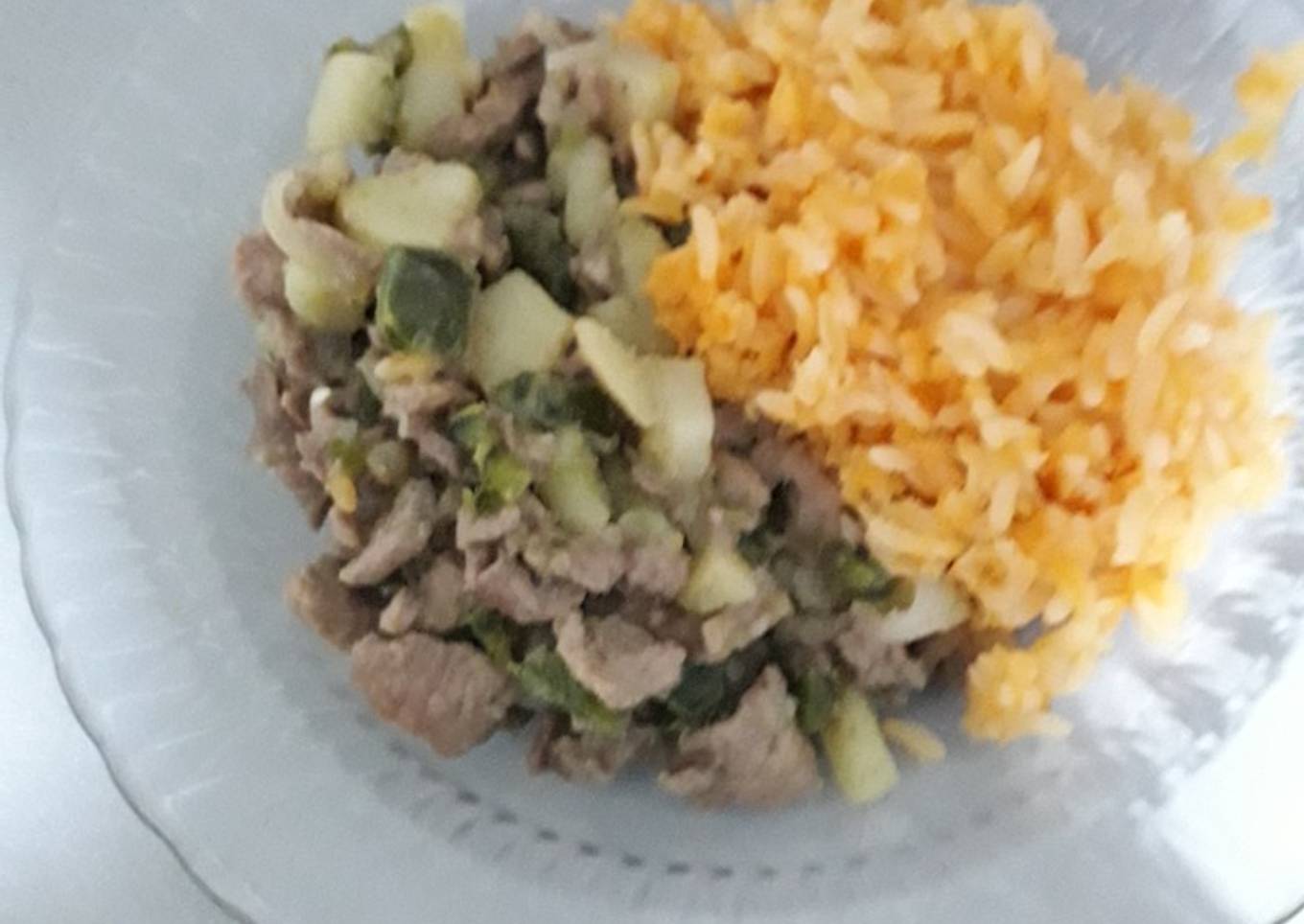 Bisteck con papas