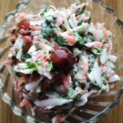 A picture of Tri colour salad.