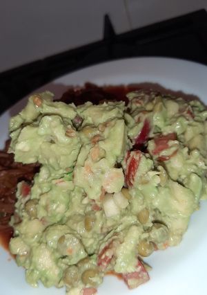 Una foto de Ensalada con Manzana