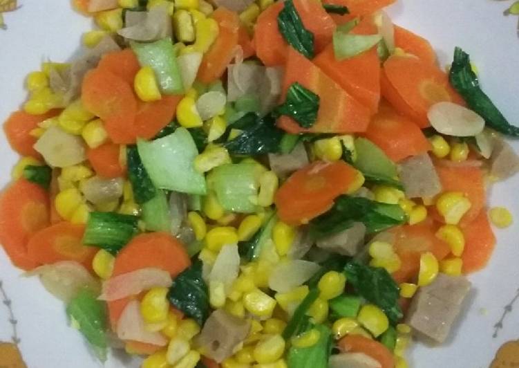 Bumbu mengolah Sayur campur Jagung baso, Sempurna