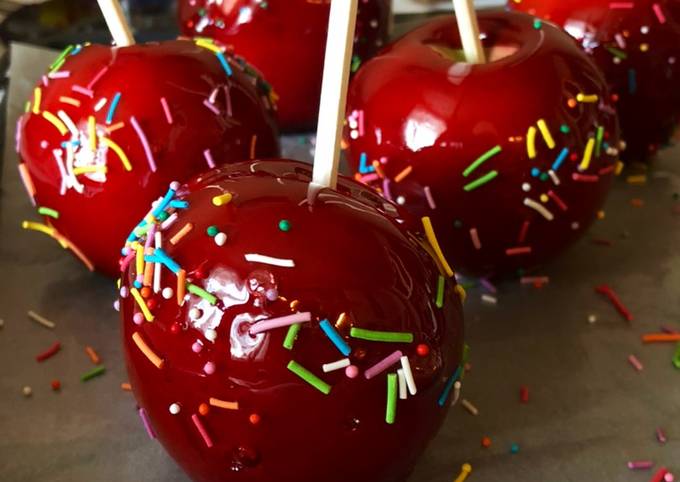 Яблоки в карамели