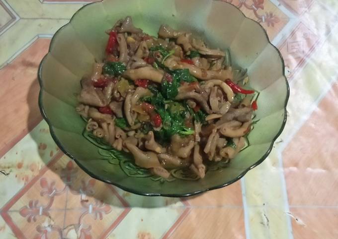 Usus Ayam Daun Kemangi