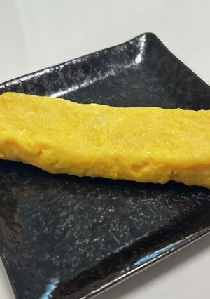 A picture of Lightly Sweet Tamagoyaki (Japanese Rolled Omelette) with 1 Egg.