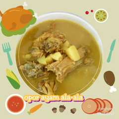 Opor ayam ala-ala রেসিপির প্রধান ছবি