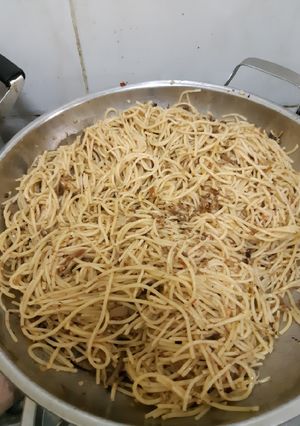 Foto resep Spagethi Aglio Olio with Sambel Cakalang