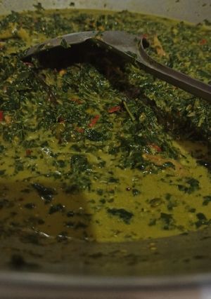 Foto resep Gulai Daun Ubi tumbuk