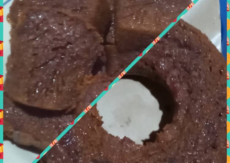 Cara Gampang mengolah Bolu karamel / sarang semut takaran sendok, Enak Banget