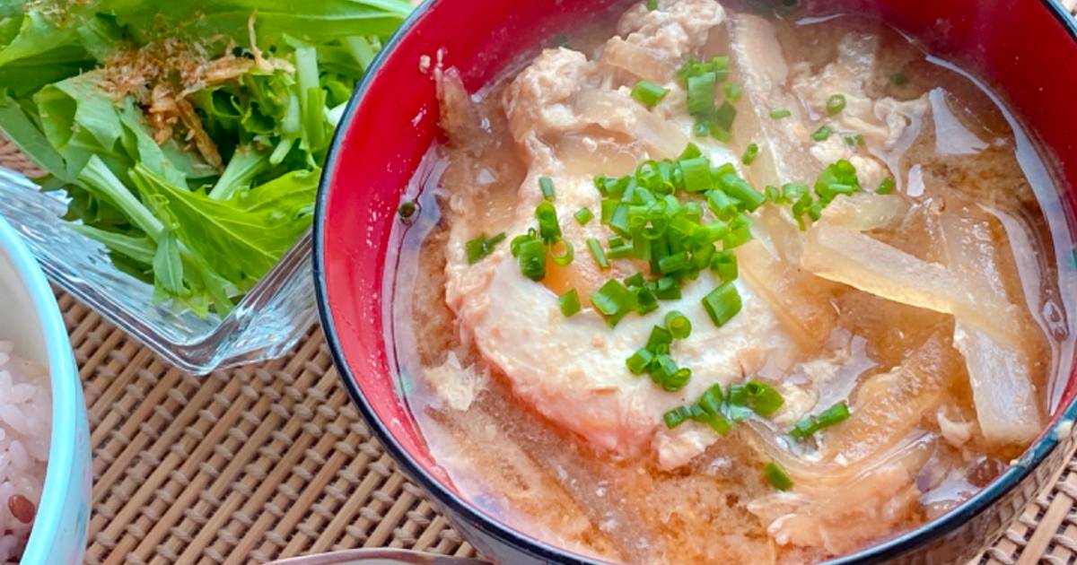 Japanese Daikon Radish and Egg Miso Soup Recipe by Aunty Eiko's