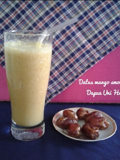 Foto resep Dates Mango Smoothies🍹