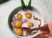 Gambar kolak biji salak ubi putih