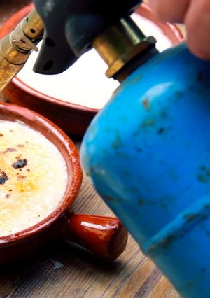 Una foto de Arroz con leche cremoso