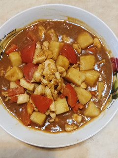 雞肉蔬菜咖哩 的食譜成品照片