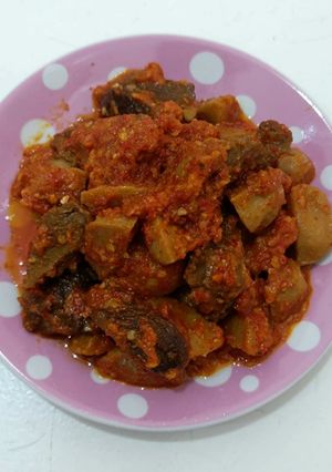 Foto resep Oseng Daging dan Bakso Mercon