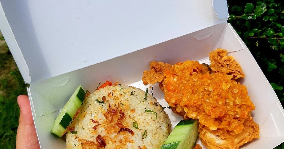 Nasi Daun Jeruk Ayam Geprek
