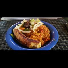 A picture of My bole with beans.