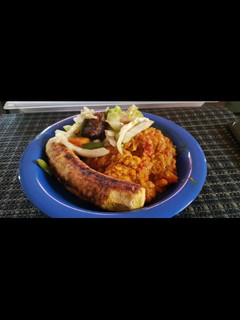 A picture of My bole with beans.