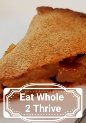 A picture of 100% Spelt Apple Pie.