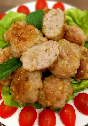 Hình của món Chả cốm.