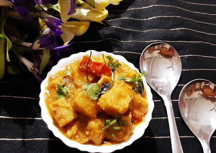 Recipe of Any-night-of-the-week Oler Dalna/ Yam Curry