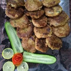 A picture of Beef shami kabab.