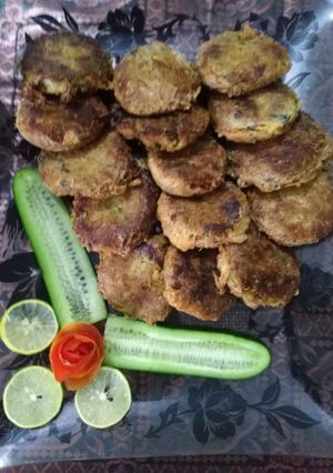 A picture of Beef shami kabab.