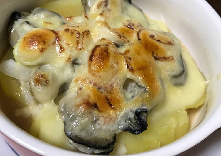Easiest Way to Make Quick Cheese grilled oysters