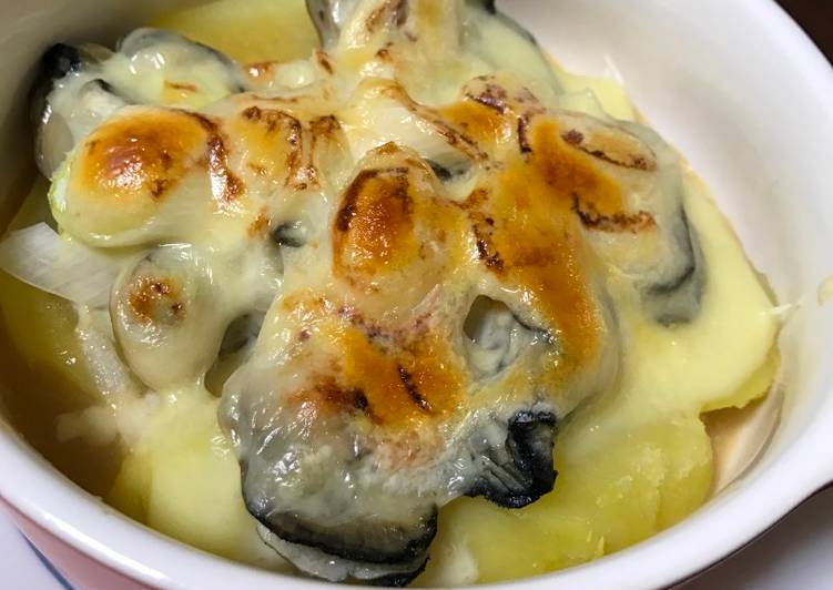 Recipe of Quick Cheese grilled oysters