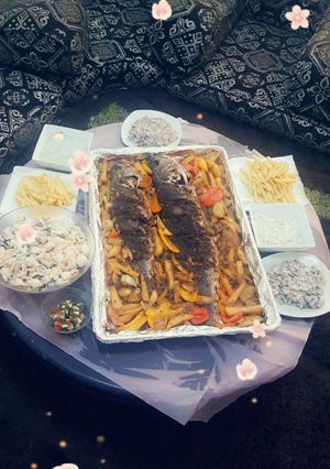 صورة لوصفة صينية سمك مشوي