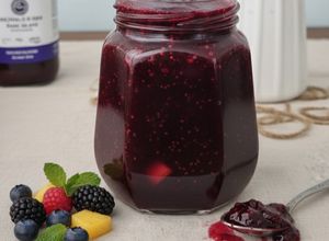 Foto resep 🫐 Selai Blackberry, Rasberry, Blueberry extra nanas (homemade)
