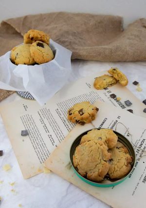 Une photo de Cookies 3 chocolats