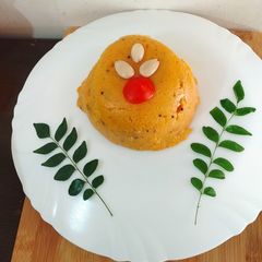 A picture of Upma in Tomato Puree.