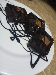 A picture of Easy Brownie Recipe in microwave.