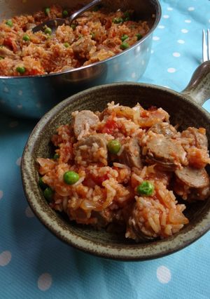 A picture of Sausage & Pea Pilaf.