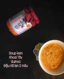 Soup kem khoai TâyQuinoaĐậu Hà lan 2 màu