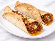 Una foto de cena rápida con carne picada