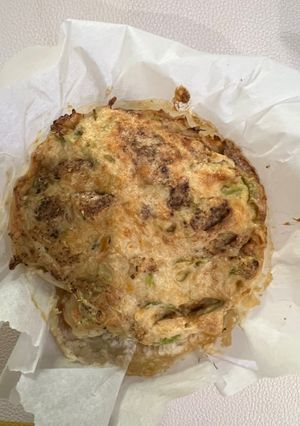 A picture of Savory cashew cake.