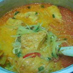 รูปของ Sayur labu siam santan