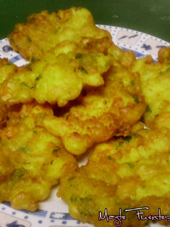 Una foto de Tortillitas de langostinos y pescado