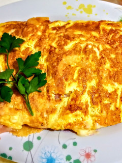 Una foto de Omelette de Jamón y Muzzarela.