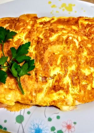 Una foto de Omelette de Jamón y Muzzarela.