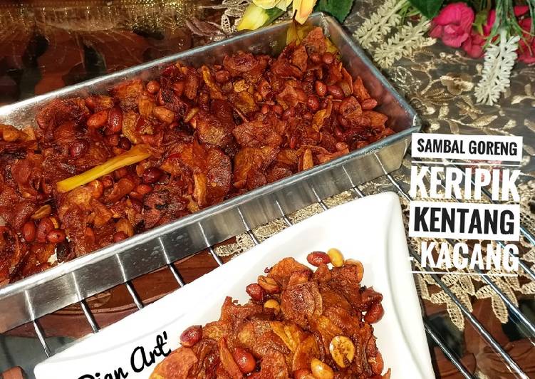 Resep Mudah * Sambal Goreng Keripik Kentang - Kacang * Nikmat Lezat